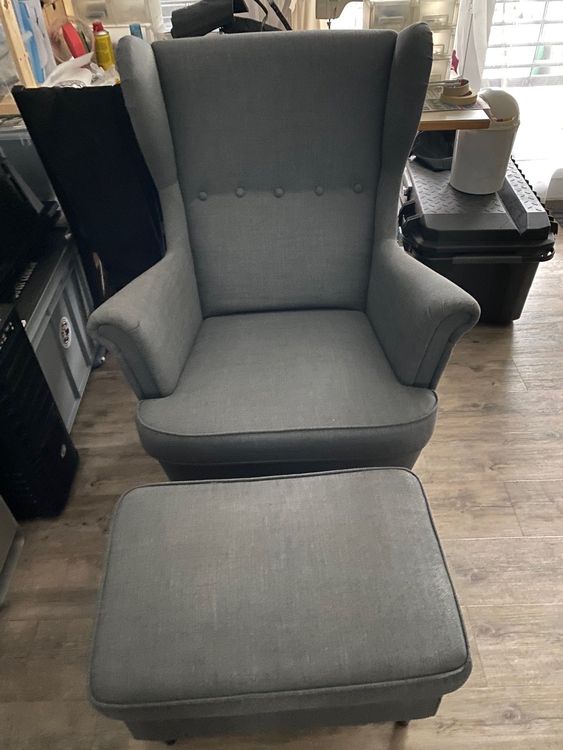 IKEA Strandmon Ohrensessel & Hocker Kaufen auf Ricardo