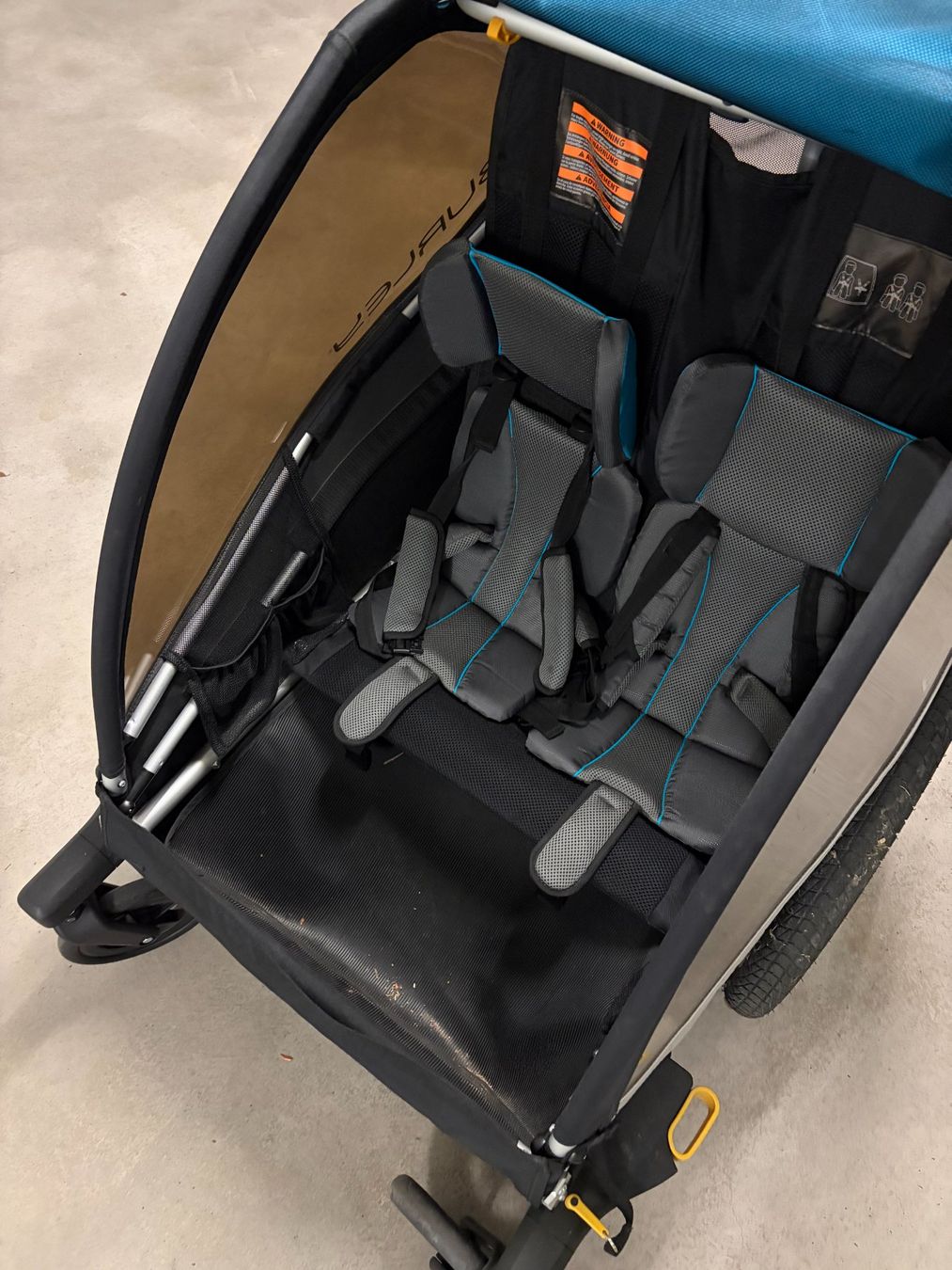 Burley Rimorchi: Mit Two wheel stroller und jogging kit- Burley D’Lite X Doub – Usato da Nänikon venduto da jul_r62x 4