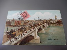 Historische Postkarte London Bridge