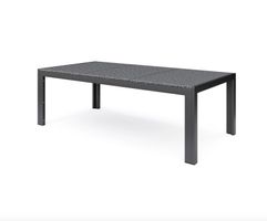 Granittisch 190 x 95 x 75 schwarz - Gratis Versand