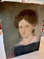 💚 ANTIKE PASTELLMALEREI BIEDERMEIER PORTRAIT 🇨🇭 VILLA
