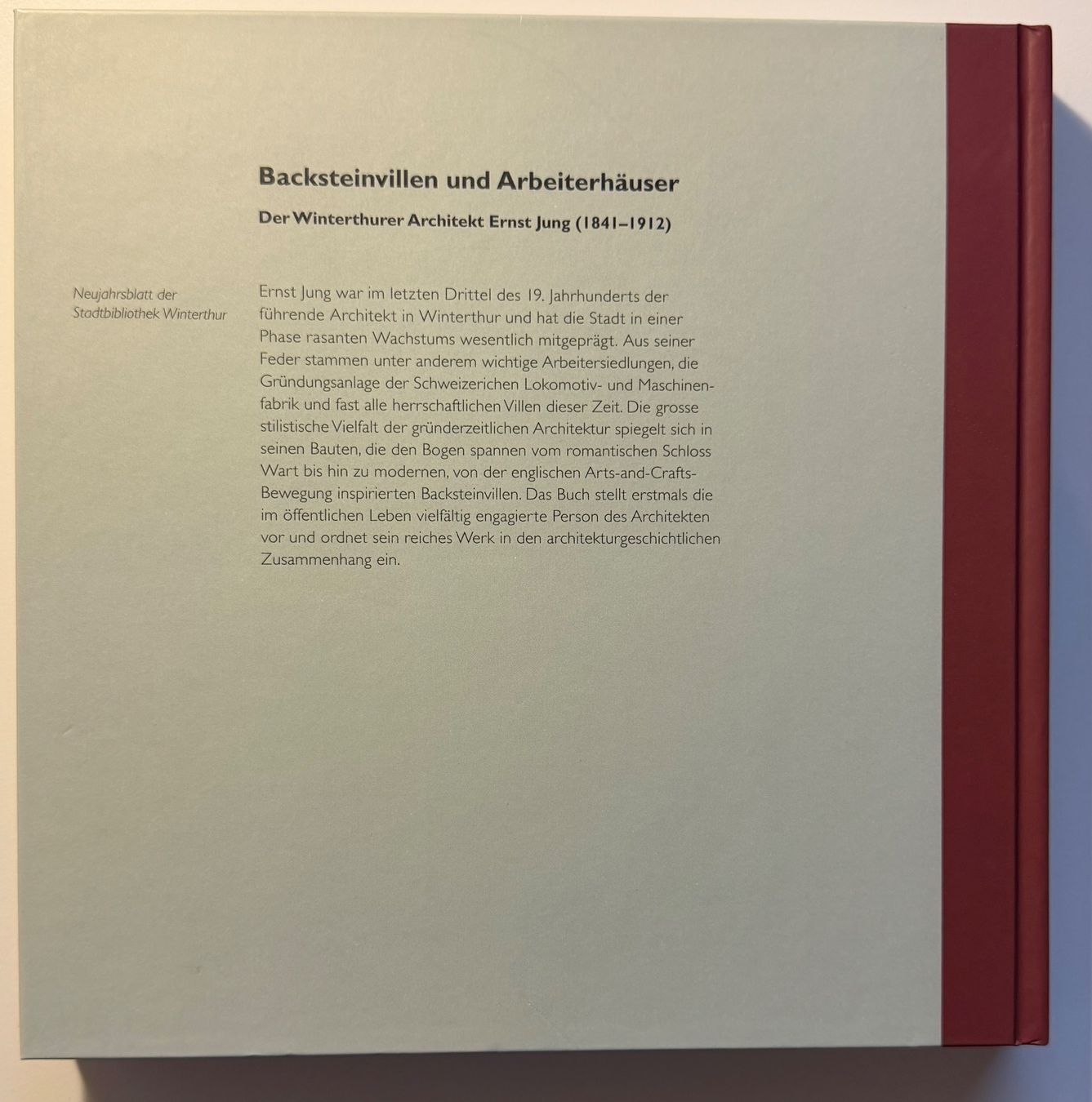 Libri: Buch: "Backsteinvillen und Arbeiterhäuser" – Usato da Winterthur venduto da dasulza 1