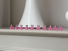 Wichtel / Puppenhaus Zubehör leuchtender Flamingos 🦩