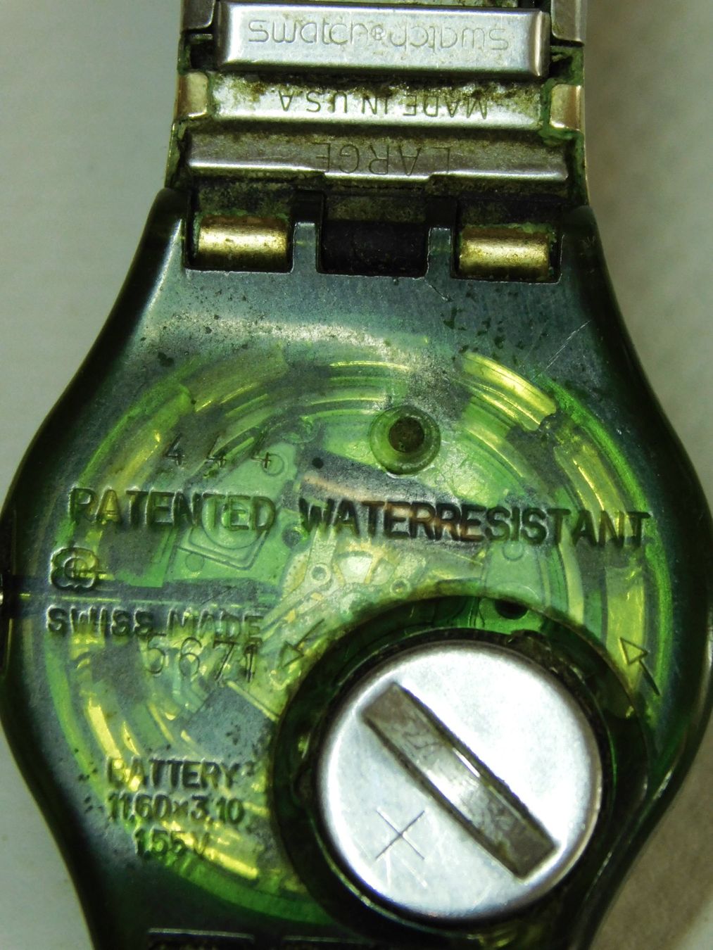 Swatch Orologi: SWATCH UHR GREEN SHINE 1993er – Usato da Emmenbrücke venduto da Ulisse-22 2