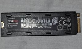 Samsung 980 PRO 1TB NVMe SSD mit Heatsink