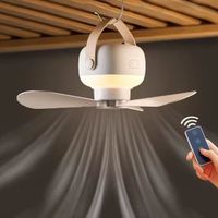 Camping Ventilator USB-Wiederaufladbar mit Fernbedienung