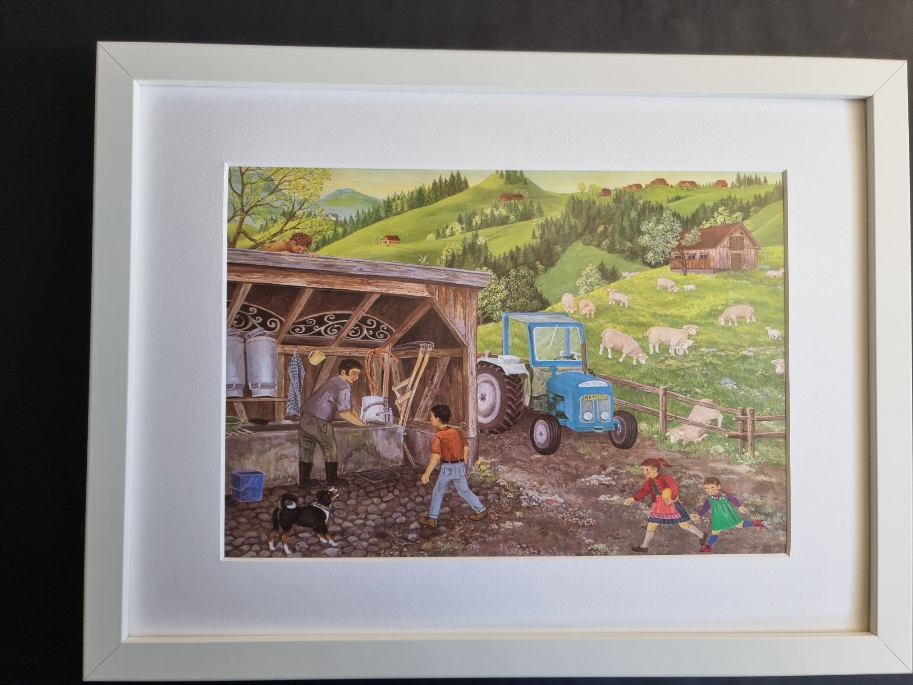 Poster & Bilder: FLÖCKLI DAS GEISSLEIN BILD VON LILLY LANGENEGGER – Gebraucht aus Gersau von grafik-kunst