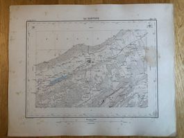 Siegfriedatlas Bl. 278: La Brévine 1883