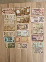 Konvolut Banknoten verschiedener Länder und Werte Konvolut