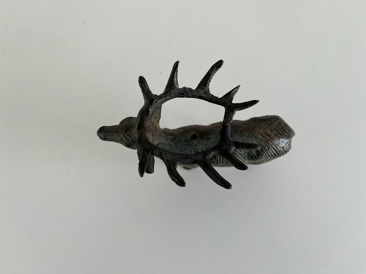 Statuette: Hirsch aus Bronze – Usato da Wetzikon ZH venduto da seli03 2
