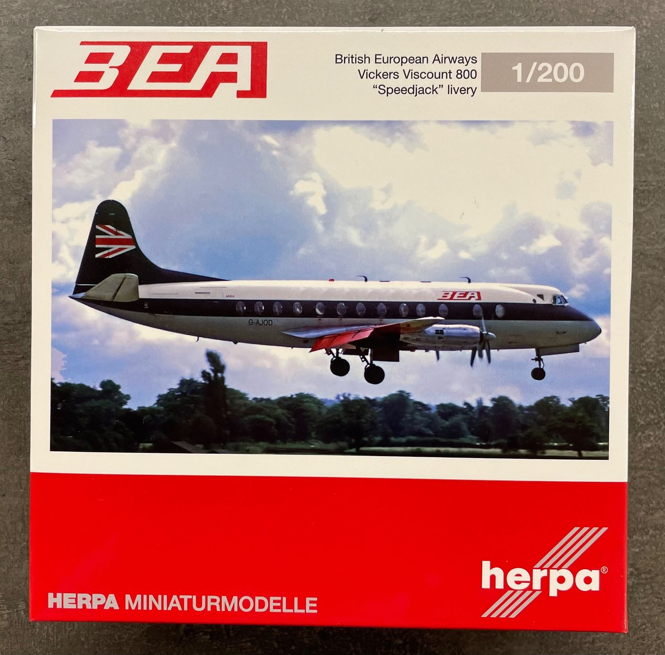 Herpa Kit di modellismo & Modellini statici: Herpa Wings 572095 "BEA" – Nuovo e nell'imballaggio originale da Sursee venduto da Toni-SpielSursee