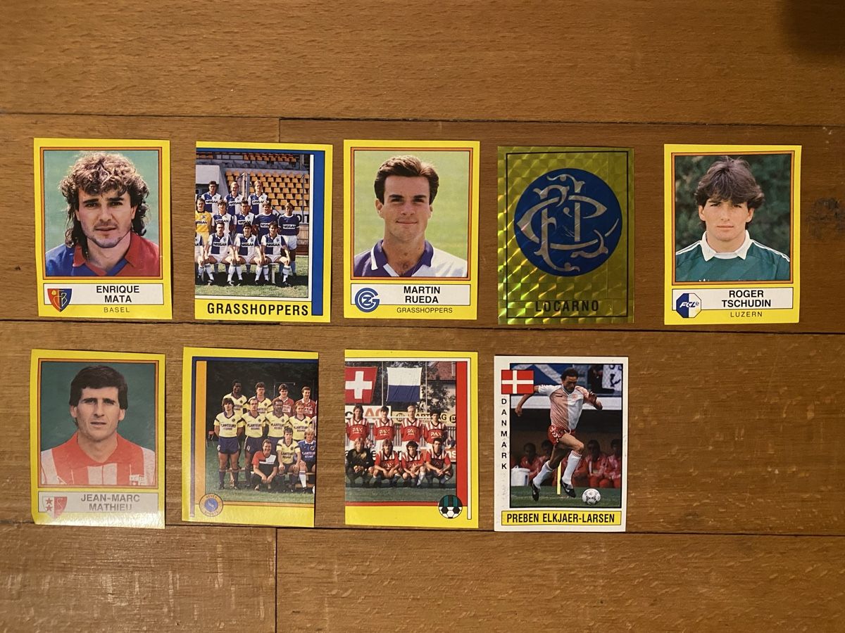 Panini Sammelbilder & Trading cards: Football87 Panini 9 Stk. – Neu (gemäss Beschreibung) aus Zürich von TruudiT