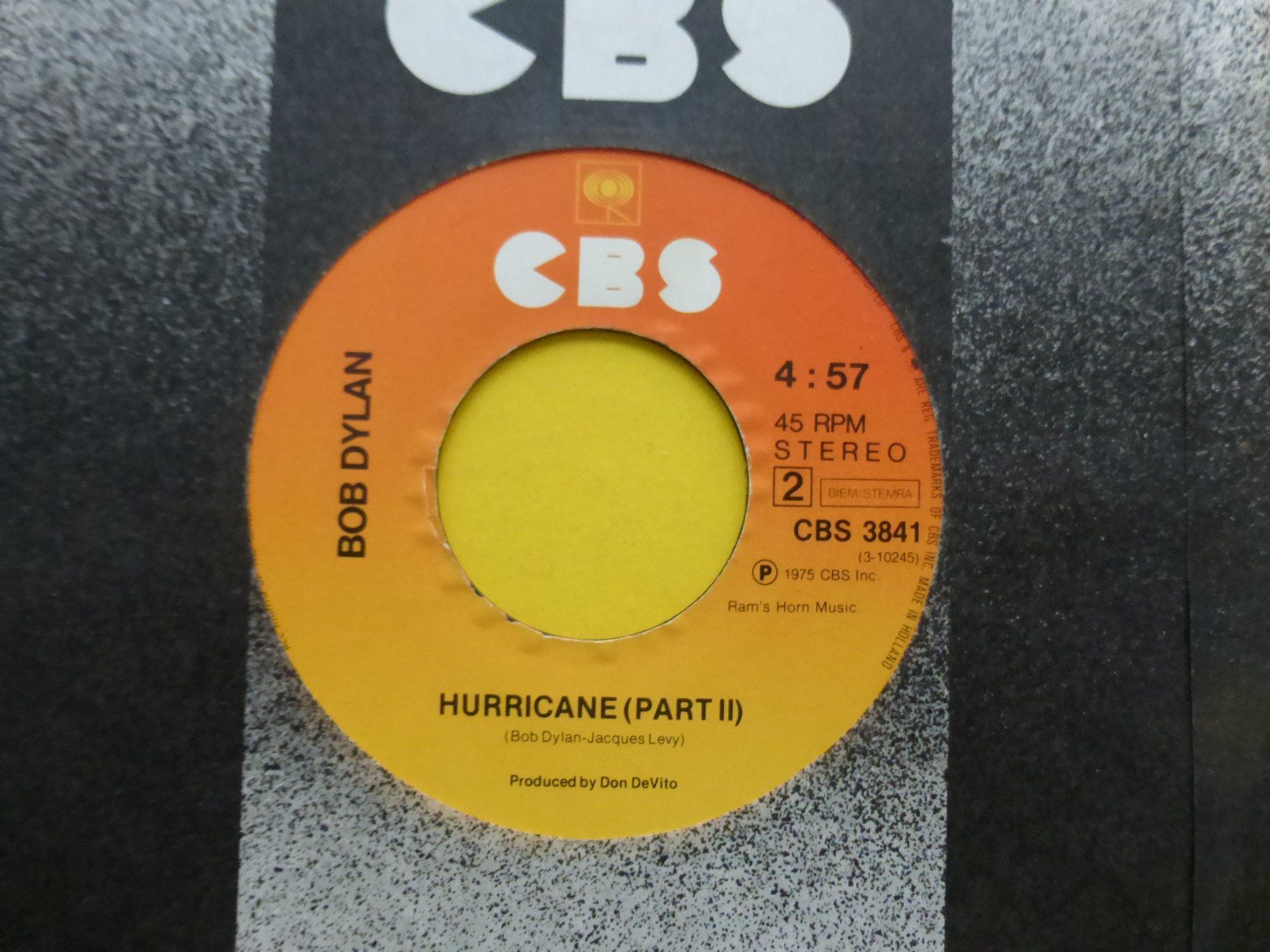 Dischi in vinile: Bob Dylan – Hurricane – Usato da Zürich venduto da Swiss57 1