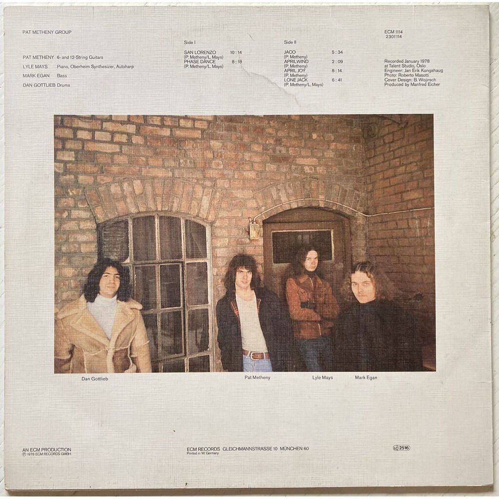 Dischi in vinile: PAT METHENY GROUP - S/T – Usato da Bottens venduto da hotter-than-hell 1
