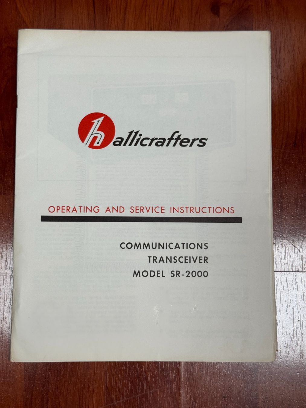 Radiocomunicazione: Hallicrafters SR-2000 – Usato da Ins venduto da funkflieger