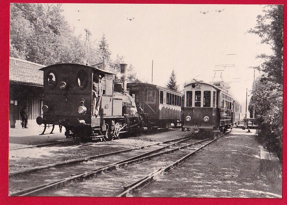 Cartoline postali: 100 JAHRE UETLIBERGBAHN, REPRO, SEMIMODERNE AK – Usato da Grüningen venduto da Kartenlaube