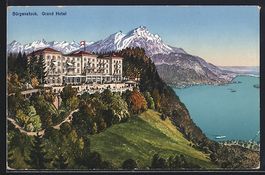 Bürgenstock, Grand Hotel mit Seeblick u