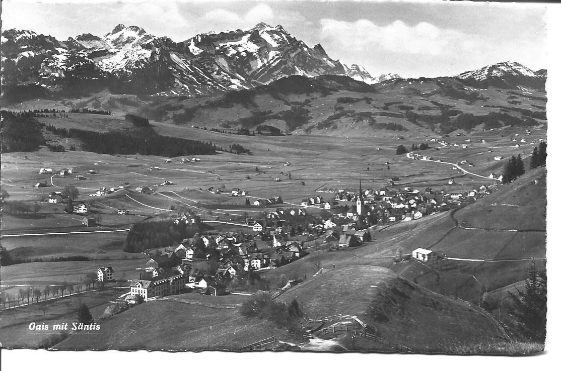 Cartoline postali: AK  Gais  AR – Usato da Appenzell venduto da mai25