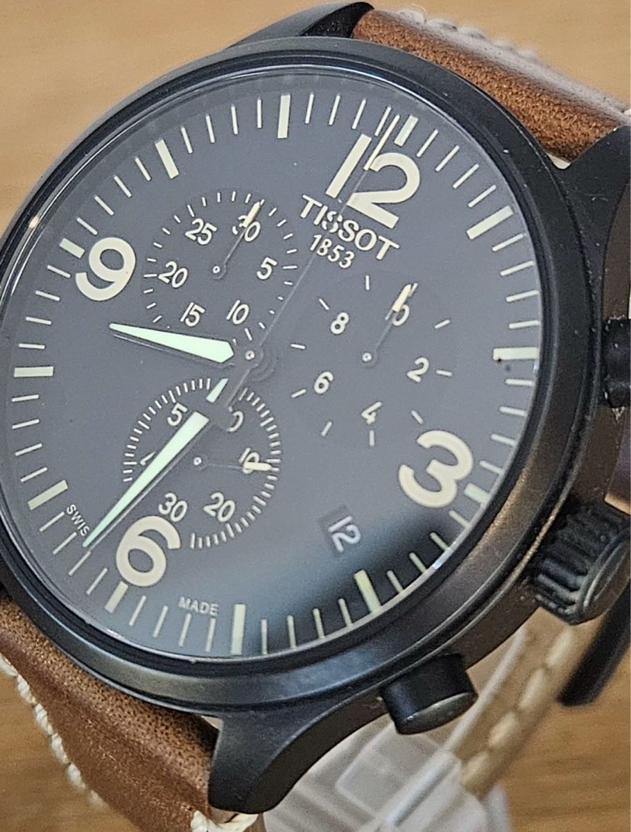 Tissot Uhren: Tissot Chronograph XL Lederarmband – Gebraucht aus Untersiggenthal von TimeandShine 2