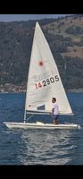 Laser Ilca Segelboot mit Slipwagen