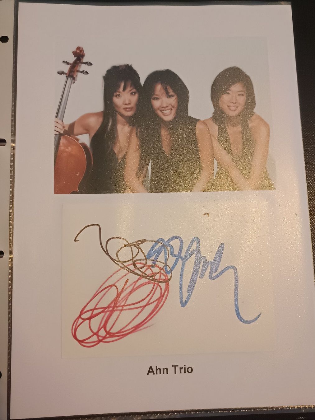 Autografi: Ahn Trio - handsigniert - selten – Usato da Menziken venduto da Artographs