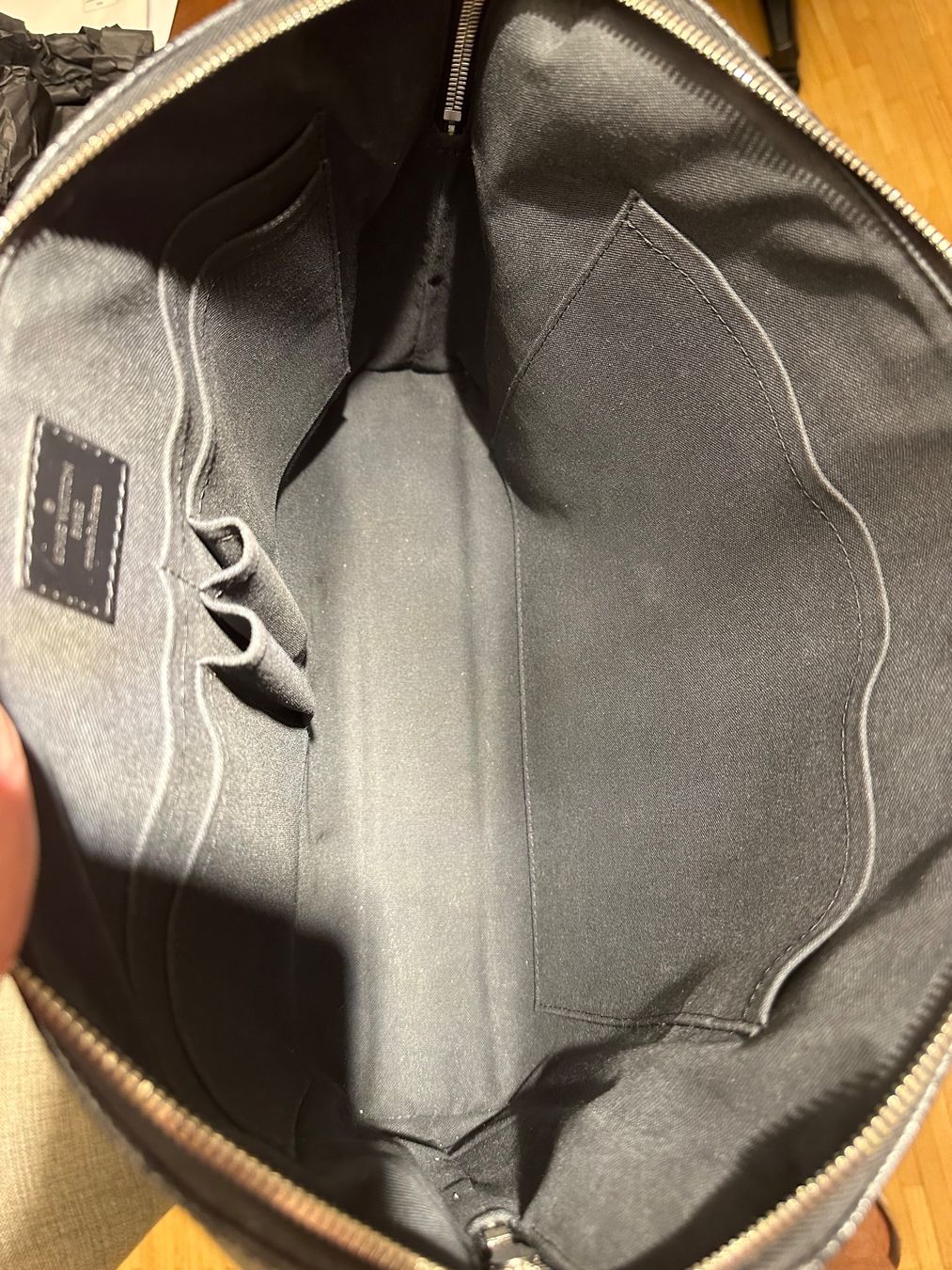 Louis Vuitton Valigie & Borse: Louis Vuitton Black Damier Graphite Porte Documents – Usato da Winterthur venduto da ivan12891 5