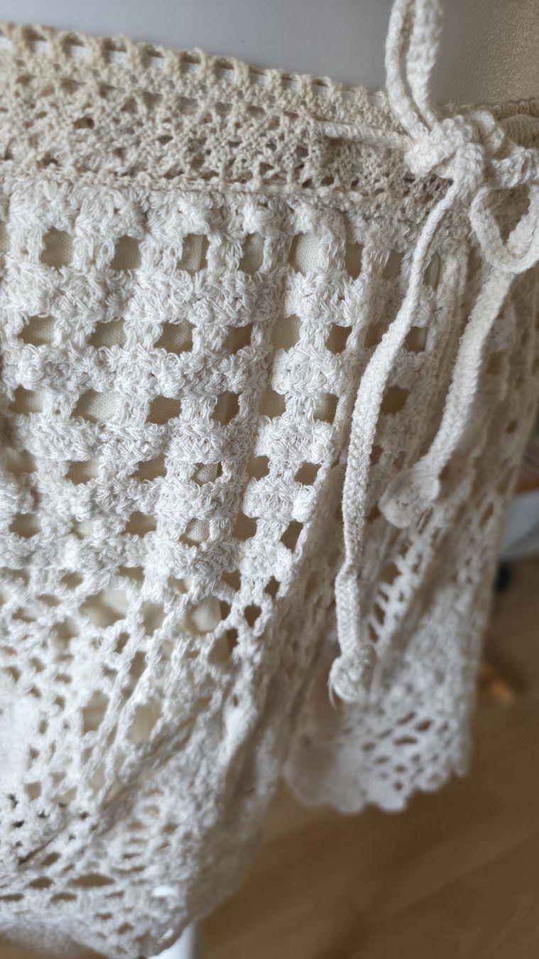 Lots de vêtements: Crocheted Two-Piece Set Cream  – D'occasion à Klingnau par fairy.princess 5
