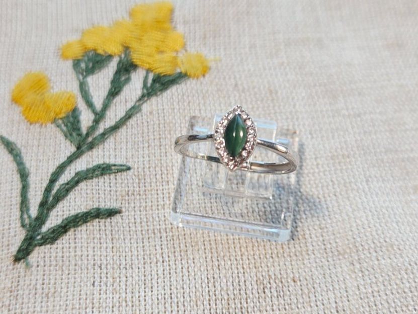 Anelli: NEW - S925 Jade Ring (Adjustable) – Nuovo (secondo la descrizione) da Zürich venduto da cin_wcf6