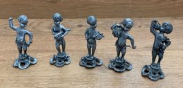 Peltro Zinn Figuren Putten