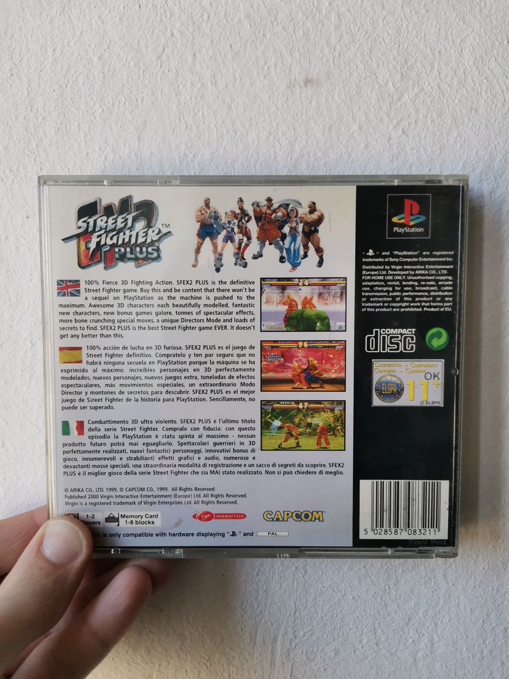Giochi: PS1 Street Fighter EX2 PLUS – Usato da Chiasso venduto da Lone 1