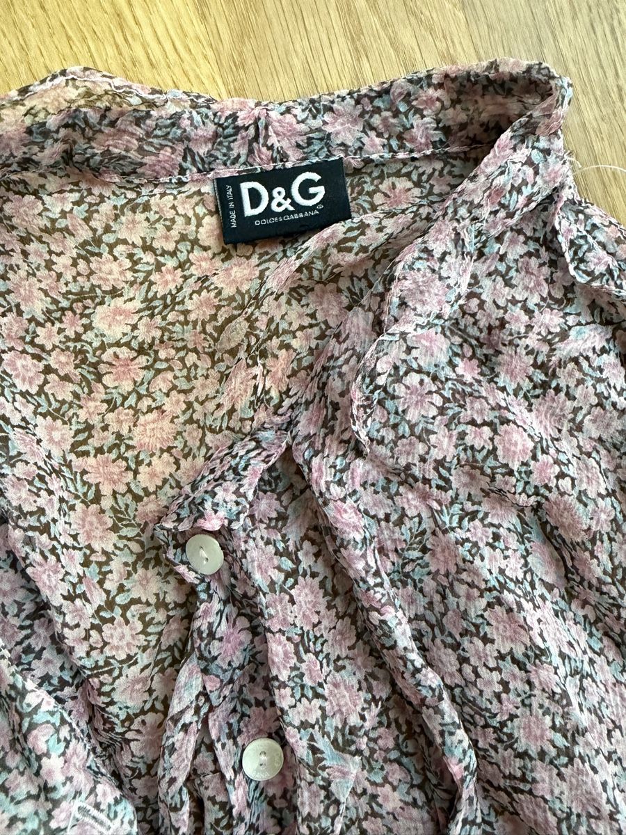 Dolce & Gabbana Camicette: Bluse D&G Blumen Gr. S  Dolce & Gabbana – Usato da Itingen venduto da Granini_93