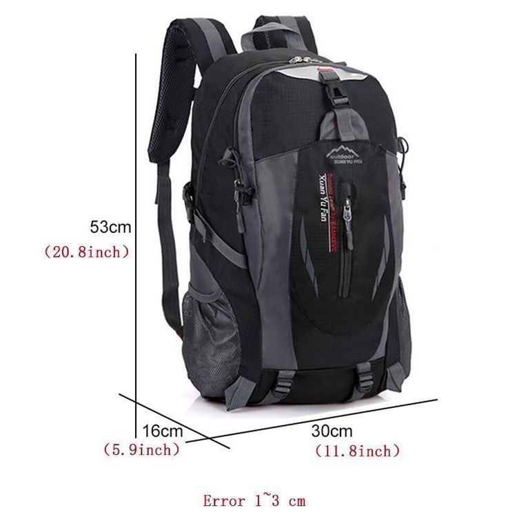Sac À Dos Randonnée Homme Femme Nylon 25L - Imperméable Pour Sport En