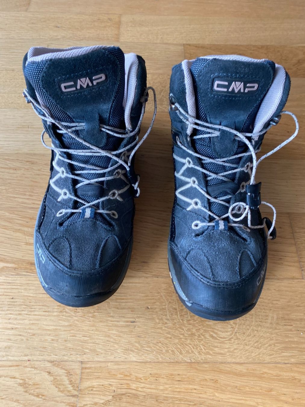 CMP Scarpe per ragazzi: CMP Kinder Wanderschuhe 34 plus neue Schuhriemen- wasserfest – Usato da Zürich venduto da GueBi2009 2