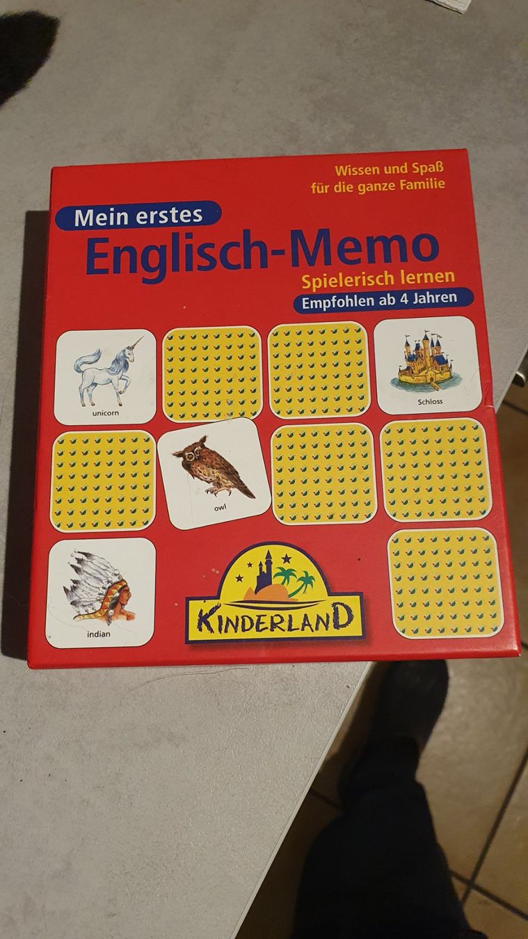 Jeux: Englisch Memo – D'occasion à Châtonnaye par Kojak120