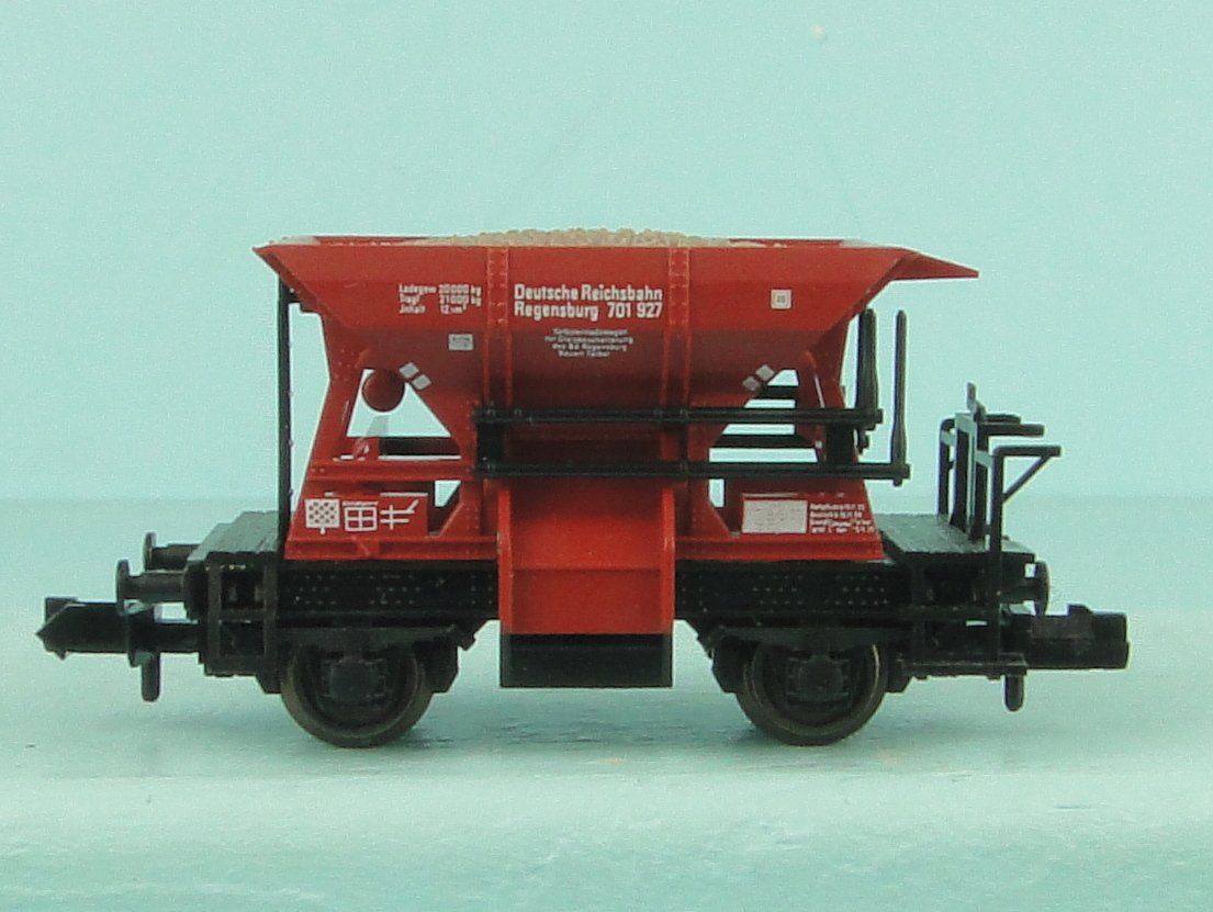 Fleischmann Modellini di ferrovie: Fleischmann 8228 Spur N Schotter Wagen – Usato da Bülach venduto da Albitrain 3