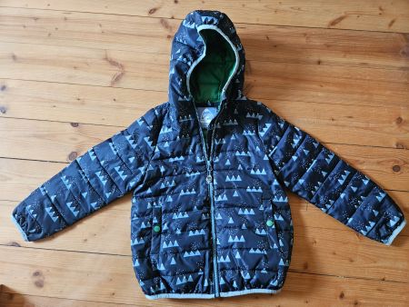Ganz tolle dünne Frugi Daunenjacke 122/128 Bio wie Finkid