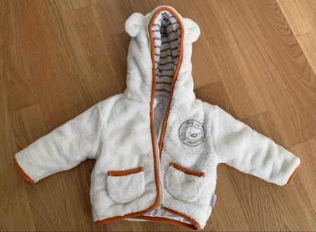 Flauschige Baby Jacke, Stummer, Grösse 68