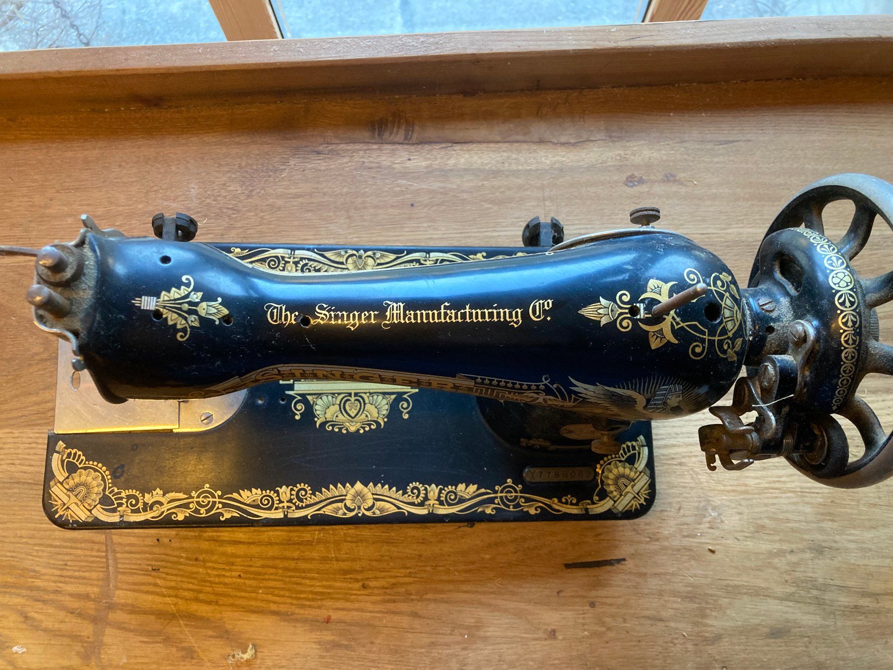 Macchine da cucire: Antike Nähmaschine Singer Desing Objekt – Difettoso da Bärschwil venduto da freaky007 6