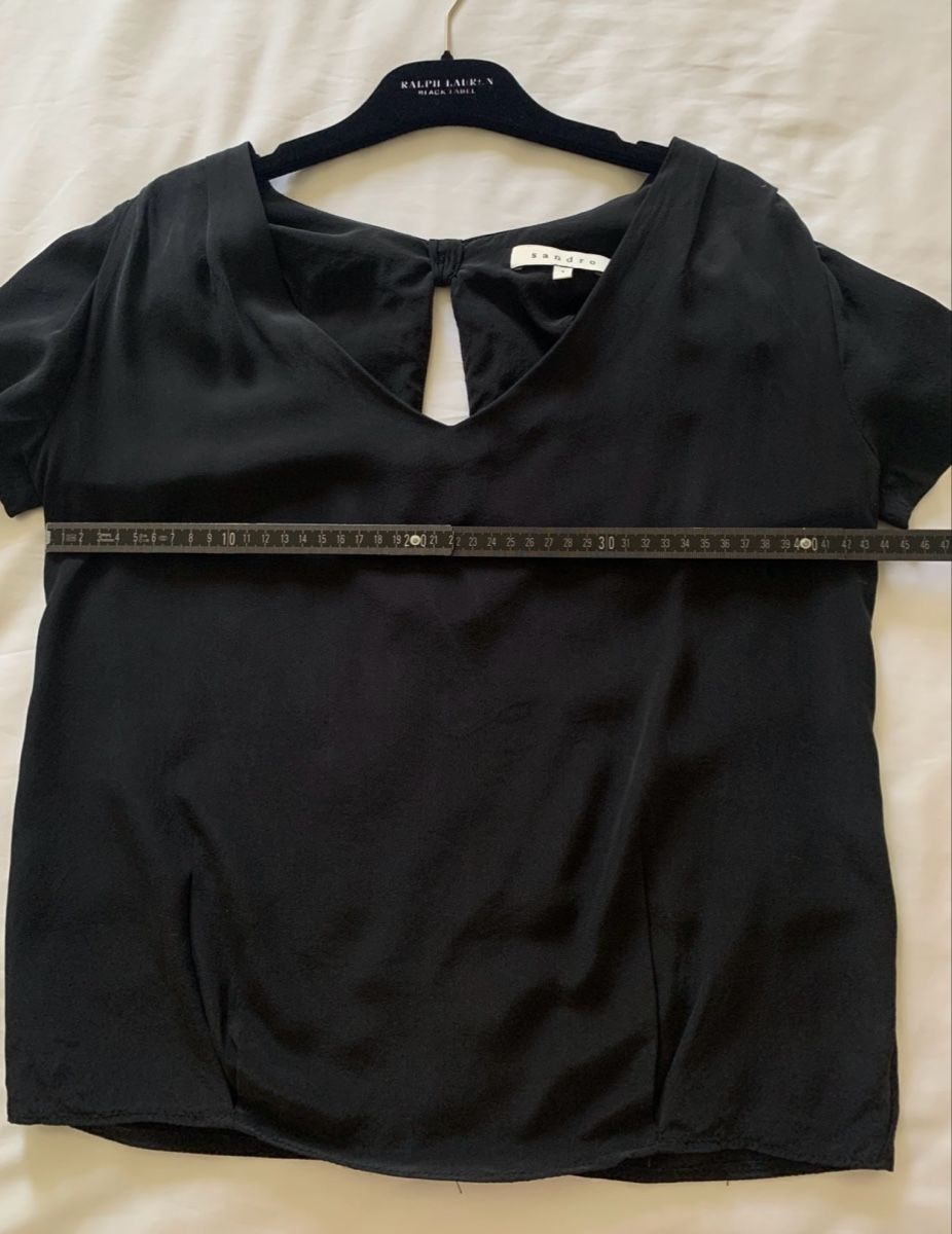 Sandro Top: Blouse en soie Sandro taille S – Nuovo (secondo la descrizione) da Gland venduto da TallyEva 5