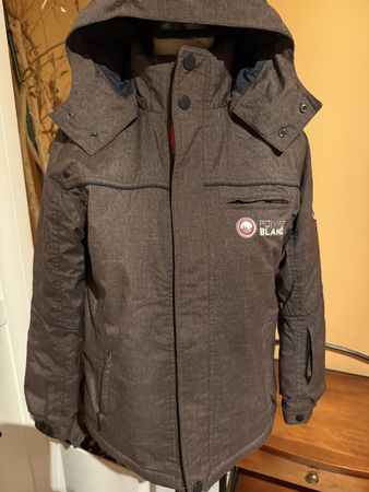 Poivre Blanc – Veste de ski garçon, marron, 12 ans