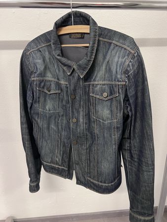 The Rokker Company Motorrad Jeansjacke blau guter Zustan