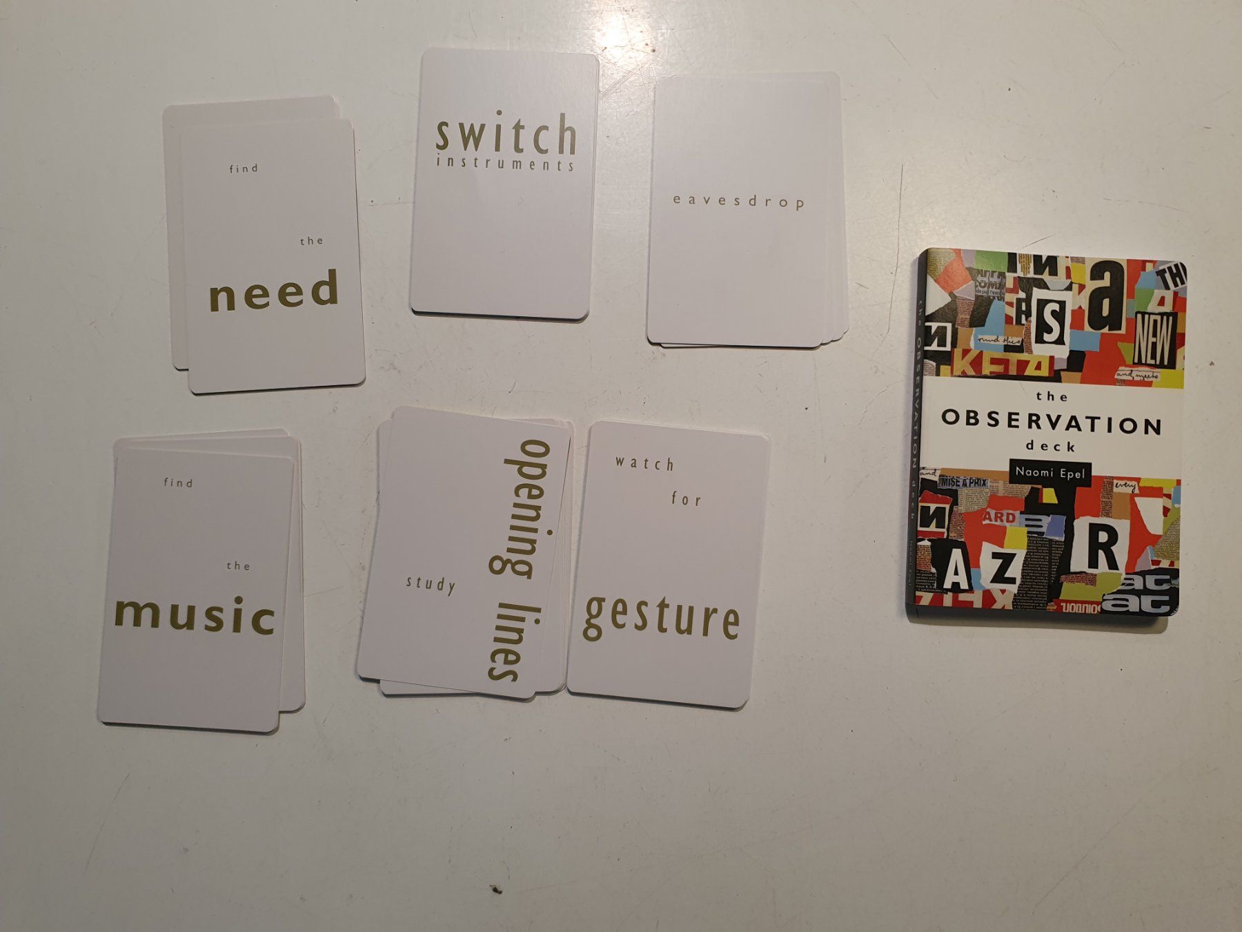Libri: Observation Deck A Tool for Writers Naomi Epel – Usato da Zürich venduto da loosebone 2