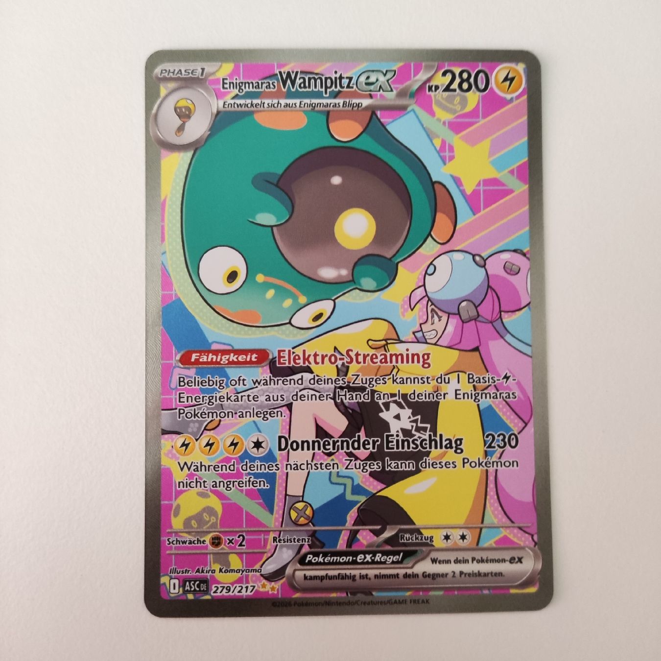Pokémon Carte collezionabili: Enigmaras Wampitz ex -SIR- GER /MINT – Nuovo (secondo la descrizione) da Wilen b. Wollerau venduto da ATS90