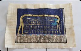 Ägyptischer Papyrus Himmelsgöttin Nut handgemalt 60 x 40 cm