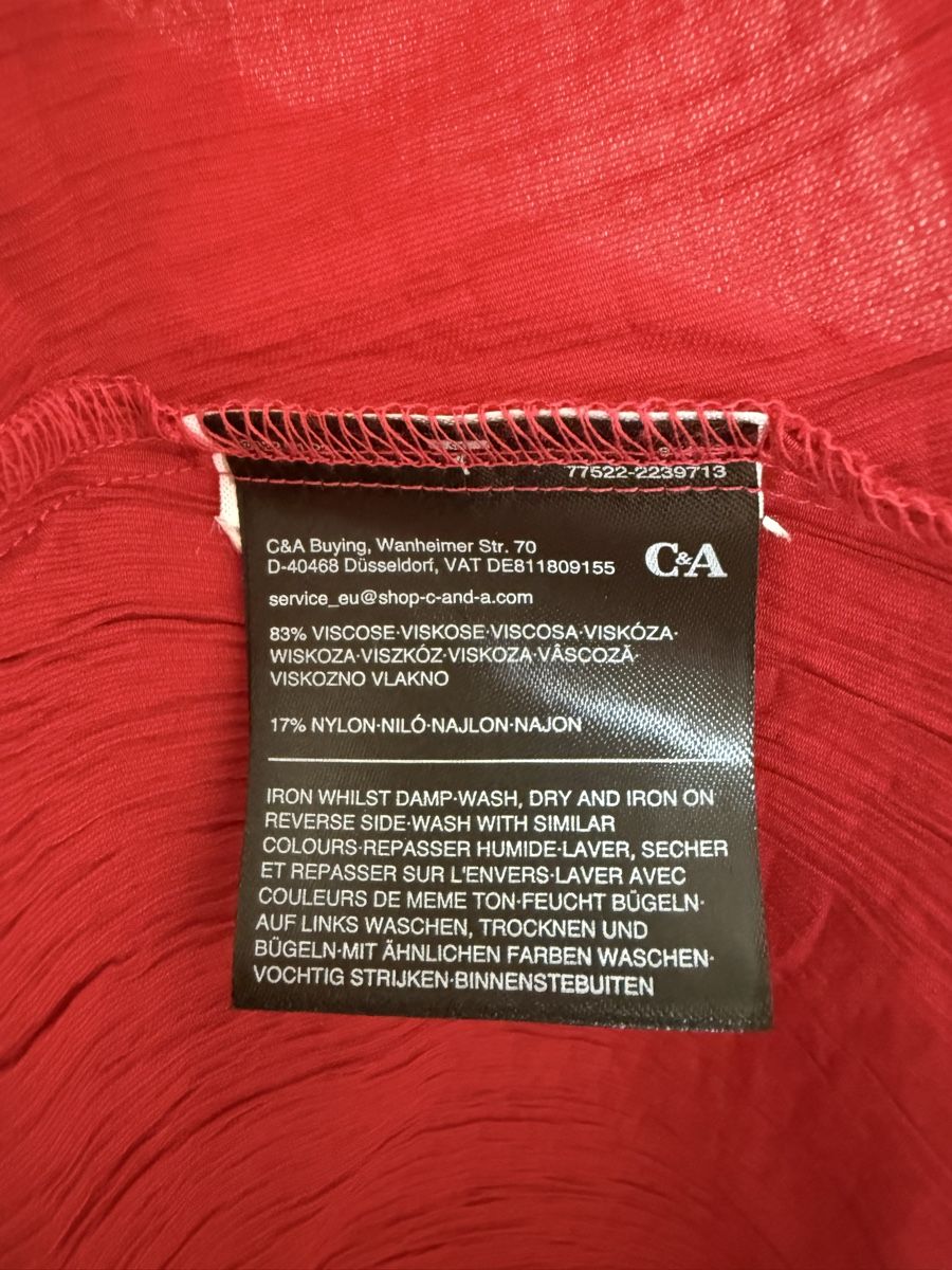 C&A Chemisiers: C&A Bluse rot Gr. 42 – D'occasion à Kloten par ble_78dj 5