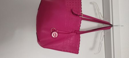 Sac à main fuscia