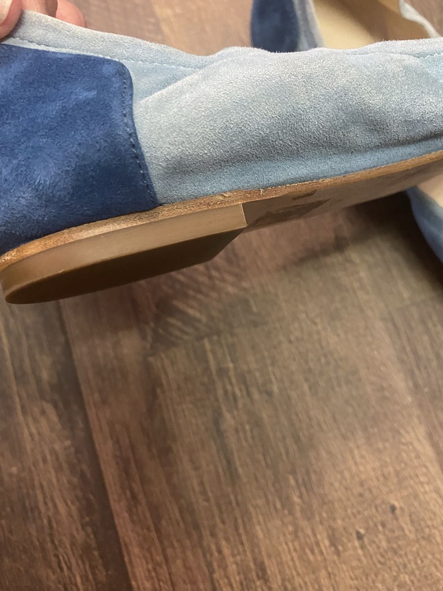 Kaiser Damenschuhe: Peter Kaiser Ballerina Leder blau  38.5 – Gebraucht aus Büron von Coerner 4