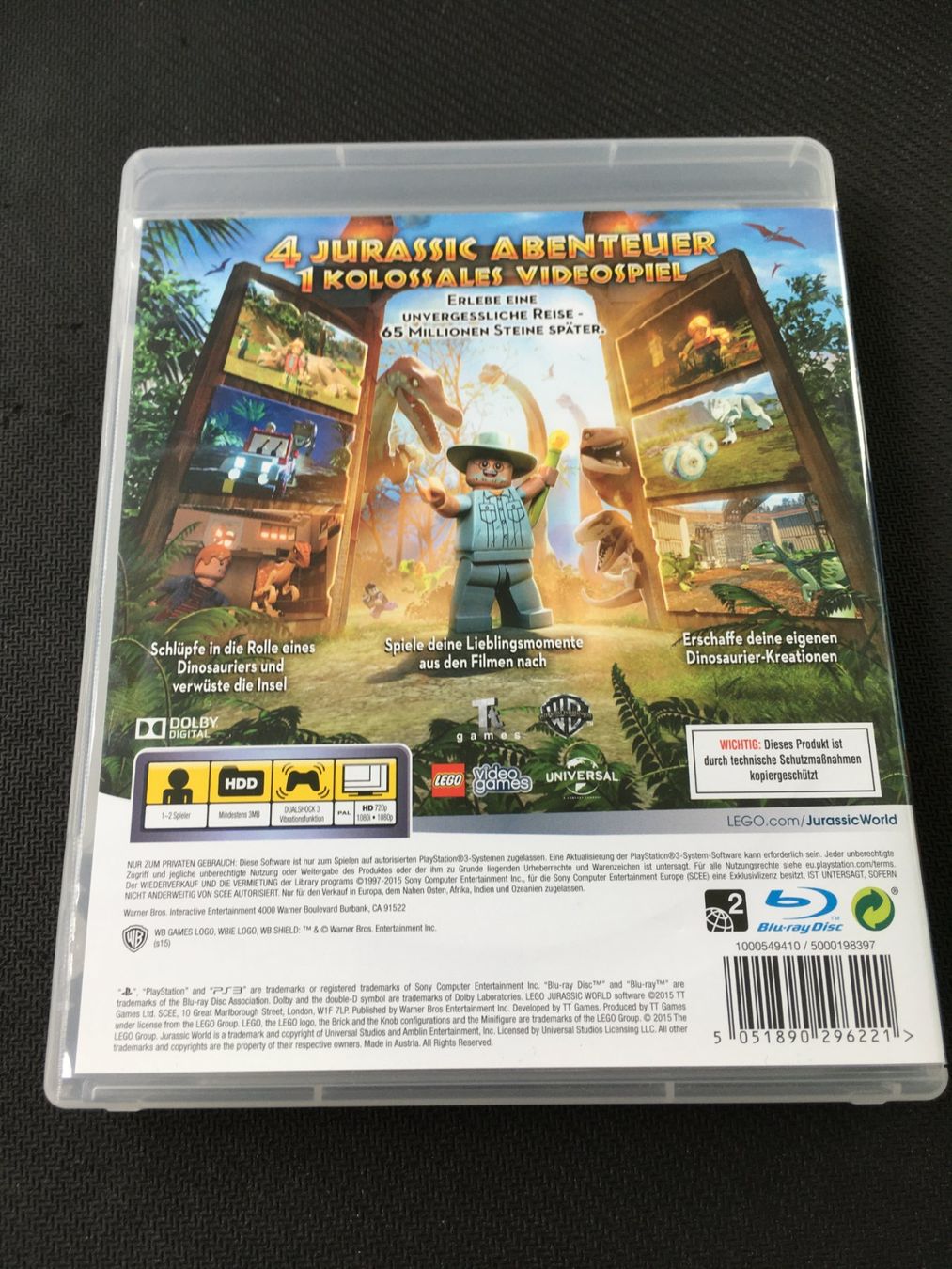 Sony Giochi: Lego Jurassic World - Playstation 3 / PS3 – Usato da St.Gallen venduto da Punktchen01 1