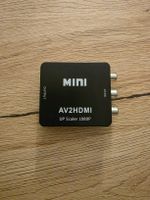 Mini AV zu HDMI Konverter 1080P Upscaler schwarz neuwertig