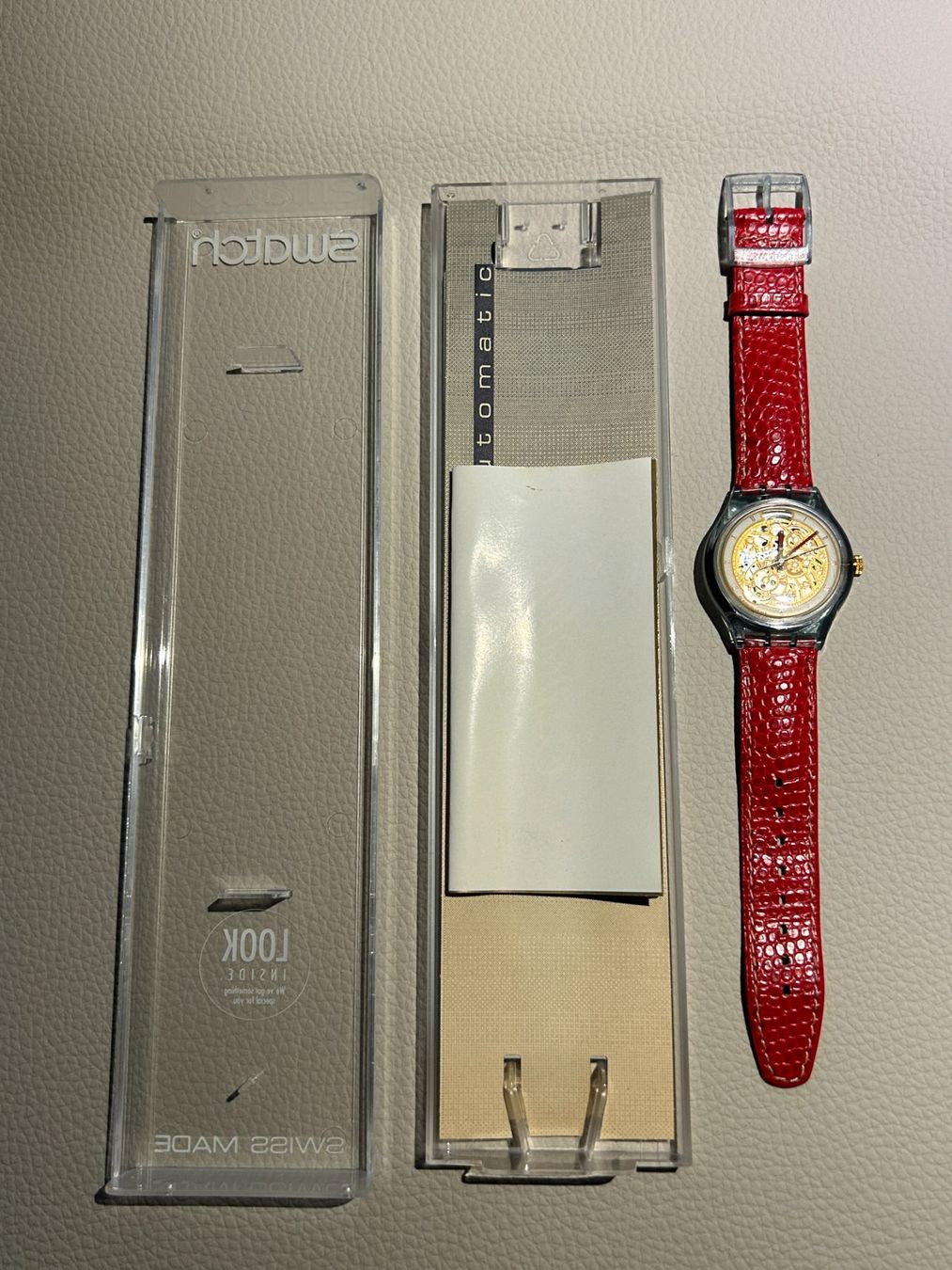 Swatch Armbänder & -reifen: Swatch Abendrot SAN103 Automatic Vintage – Neu (gemäss Beschreibung) aus Basel von arm_gf7p 3